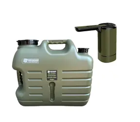 Holdcarp Set Kanister+automatischer Wasserhahn SMART Wiederaufladbarer Wasserhahn+Cubic Water Carrier 25l