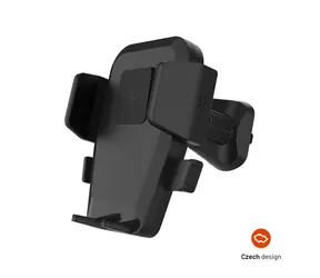 FIXED Universeller Autohalter Iconiq Lock mit Halterung für Lüftungsgitter schwarz