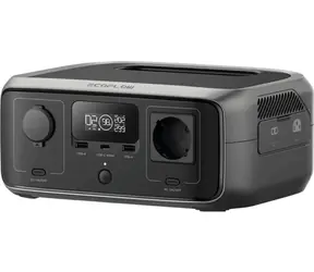 EcoFLow RIVER 3 USV schwarz / Ladestation / 245 Wh / 300 W / LCD-Display / USV-Funktion