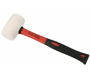 SIXTOL TPR Hammer 450 weiß / Gummihammer / 450g / 330mm