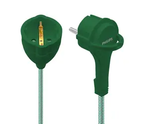 Philips CHP1110GA/60 Verlängerungskabel grün / Länge 2m / max. Last 3680W