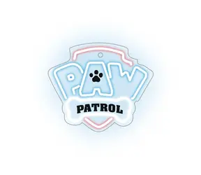 Paw Patrol Dekoratives LED-Neon - Logo / Wandmontage / USB-Stromversorgung 1,5 m / 20-30 lm