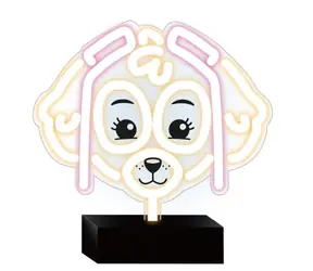 Paw Patrol Dekoratives LED-Neon auf Ständer - Skye / USB-Stromversorgung 1,5 m / 20-30 lm