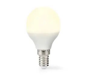 Nedis LED-Lampe E14 / G45 / 4,9 W / 470 lm / 2700 K / Warmweiß / Mattiert / 1 Stk.