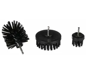 SIXTOL CAR DETAILING DRILL BRUSH 3 HARD / Bohrerbürsten-Set für die Autoreinigung / 3-tlg 