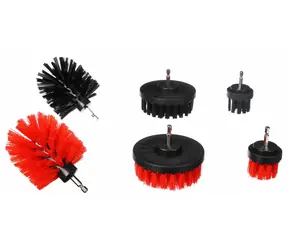 SIXTOL CAR DETAILING DRILL BRUSH 6 / Bohrerbürsten-Set für die Autoreinigung / 6-tlg 