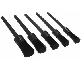 SIXTOL CAR DETAILING BRUSH 5 HARD / Set harter Präzisionsbürsten für die Autoreinigung / 5-tlg 