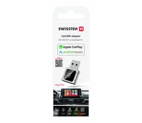 Swissten CarLink Adapter (Apple CARPLAY/ANDROID AUTO) / Bluetooth / USB-A/C