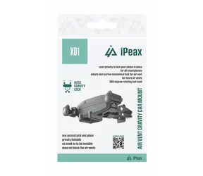 iPEAX X01 Schwerkraft-Autotelefonhalterung schwarz