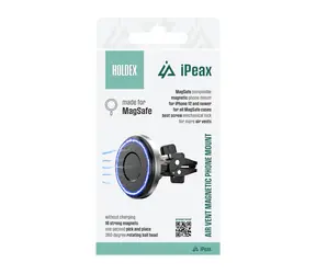 iPEAX Holdex Magnetische Auto-Handyhalterung mit MagSafe Schwarz