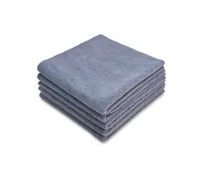 It's Win WINC-048 Mikrofasertuch-Set, grau / 310 g/m / 40 x 40 cm / 5 Stück