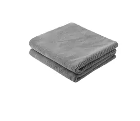 It's Win WINC-185 Mikrofasertuch-Set, grau / 430 g/m / 40 x 40 cm / 2 Stück