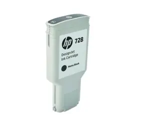 HP F9J68A Originalpatrone 728 schwarz / DesignJet T730 / 300 ml