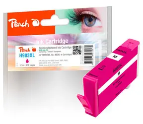 Peach wiederaufbereitete alternative Patrone HP 903XL (T6M07AE) Magenta / 12 ml / neuer Chip
