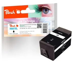 Peach remanufactured alternativní cartridge HP 907XL (T6M19AE) černá