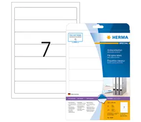 Herma -Etiketten für A4-Ordner / 192x38 mm / 25 Blatt