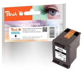 Peach F6U68A kompatible Patrone 302 XL schwarz / DeskJet 1110 2130