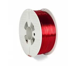 Verbatim 3D-Drucker-Filament PET-G 1,75 mm 327 m 1 kg rot-transparent