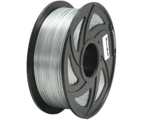 Xtendlan PLA-Filament glänzend silber / Schnur für 3D-Drucker / PLA / 1,75 mm / 1 kg 