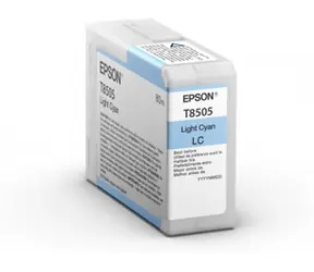 Epson Originalpatrone T850500 UltraChrome HD hellblau / 80ml 