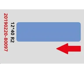 Niimbot Etiketten 12x40mm für D11 und D110 blau