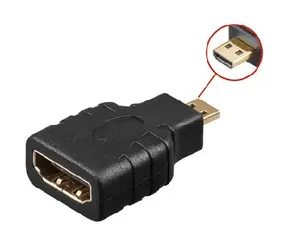 PremiumCord Adapter HDMI Typ A Buchse - Micro HDMI Typ D Stecker
