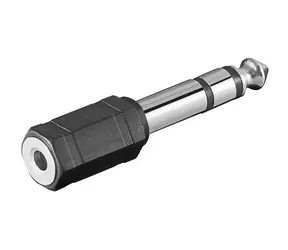 PremiumCord Adapter Stereo-Klinke 6,3 - Stereo-Klinke 3,5 M/F