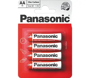 Panasonic AA 4 Stück / Bleistift-Zink-Batterie 