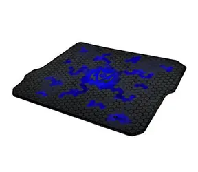 C-tech ANTHEA CYBER BLUE / Gaming-Mauspad / 320x270x4mm / genähte Kanten