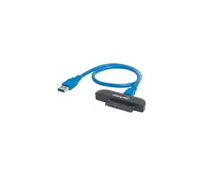 Manhattan Adapter USB 3.0 - SATA 5G 2,5" HDD blau-schwarz