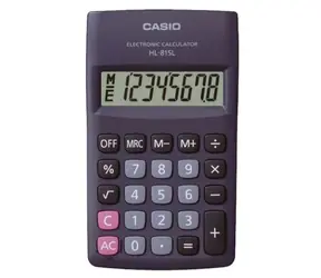 Casio HL 815L BK schwarz / Taschenrechner / acht Ziffern