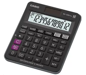 Casio MJ 120 D PLUS schwarz / Tischrechner / zwölf Ziffern