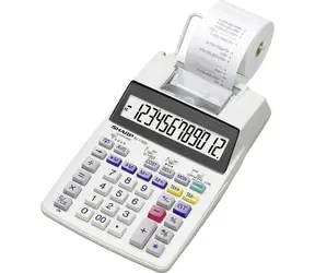 Sharp EL-1750V weiß / Taschenrechner mit Drucker