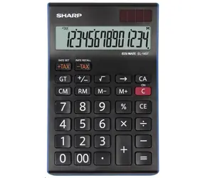 Sharp EL-145TBL schwarz / Tischrechner