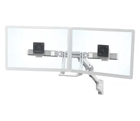Ergotron HX Wall Dual Monitor Arm / Wandarm für 2 Monitore bis 32" / weiß