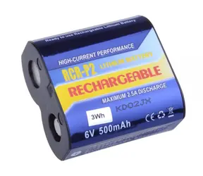 Avacom Wiederaufladbarer Fotoakku CR-P2 / DL223A / Li-Fe / 6V / 500mAh / 3Wh