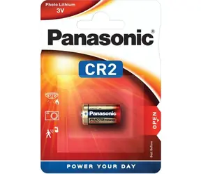 Panasonic Lithium nicht wiederaufladbare Fotobatterie CR2 / 1 Stück / Blister