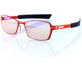 Arozzi VISIONE VX-500 Gaming-Brille orange-schwarzer Rahmen / bernsteinfarbenes Glas