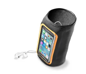CellularLine ARMBAND FLEX SUMMER EDITION Sport-Neopren-Etui bis Größe 5,2" schwarz