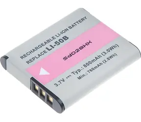 T6 Power Akku Olympus Li-50B / 800mAh / schwarz
