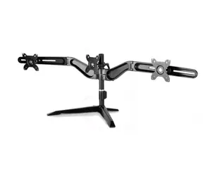 Silverstone ARM31BS Monitorhalterung schwarz / Dreifachmonitor / M4