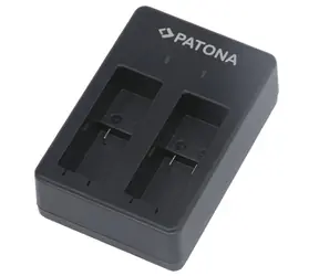 Patona Foto-Doppelladegerät für GoPro Hero 5, 6 und 7 AABAT-00