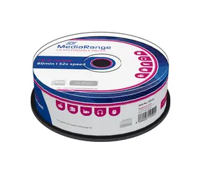 MediaRange CD R 700MB 52x Spindel 25 Stk 