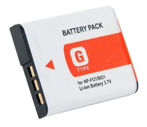 Trx Akku Sony 1400 mAh / Cyber-shot DSC-H10 / H20 / N1 / N2 / T100 / T20 / W80 / W100 / W130 / W150 / nicht original