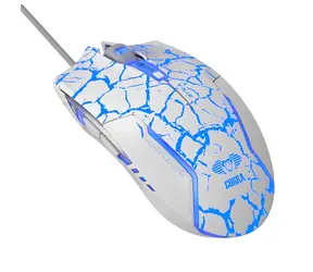 E-BLUE Cobra weiß / Optische Gaming-Maus / 2500DPI / 6 Tasten / 1 Rad / kabelgebunden (USB) 