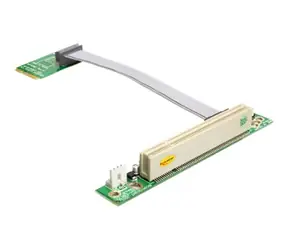 DeLock Riser-Karte Mini PCI Express > PCI 32 Bit / 5 V / links einsteckbar