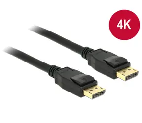 DeLock Displayport 1.2 Kabel Stecker - Stecker 3 m / 4K