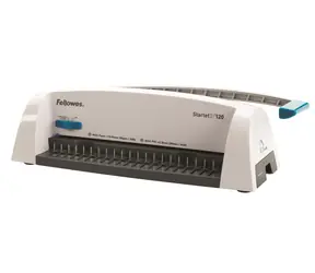 Fellowes Starlet2+ Ordner für Kunststoffrücken / 120 Blatt Bindung / 12 Blatt Lochung