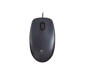 Logitech Maus M90 optisch, dunkel, 1000dpi, 3 Tasten, USB