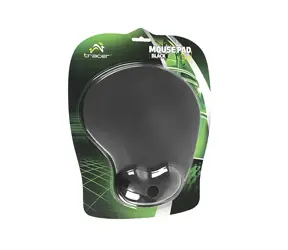 Tracer Gel / Mauspad mit Handgelenkstütze / schwarz